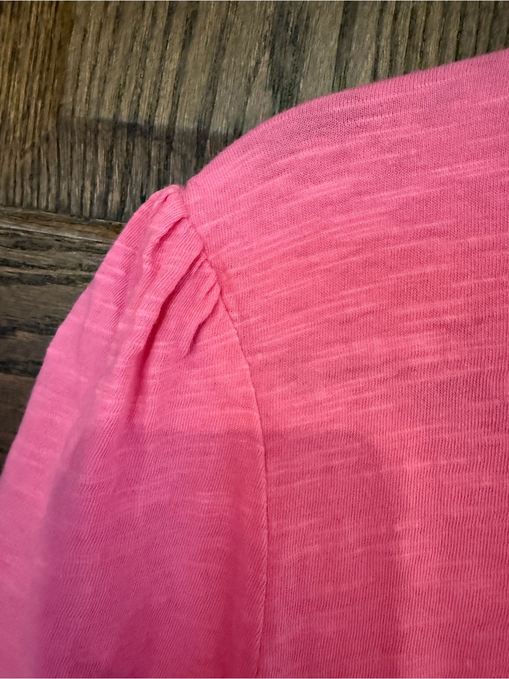 Boden Hot Pink Short Sleeve Cotton Crewneck Tee Large - Picture 3 of 8